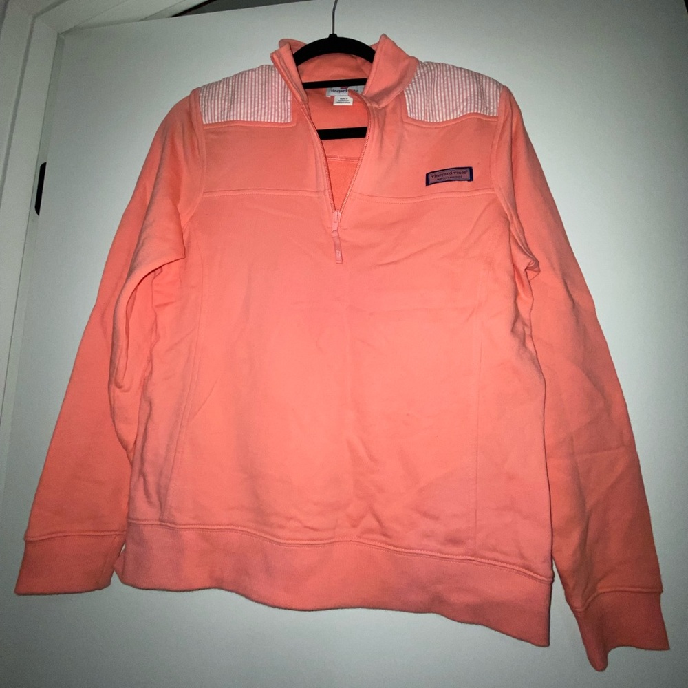 Vineyard Vines coral sheep jacket/shirt